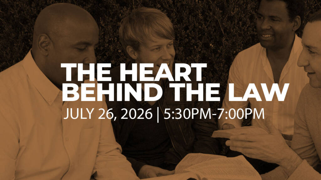 The Heart Behind the Law