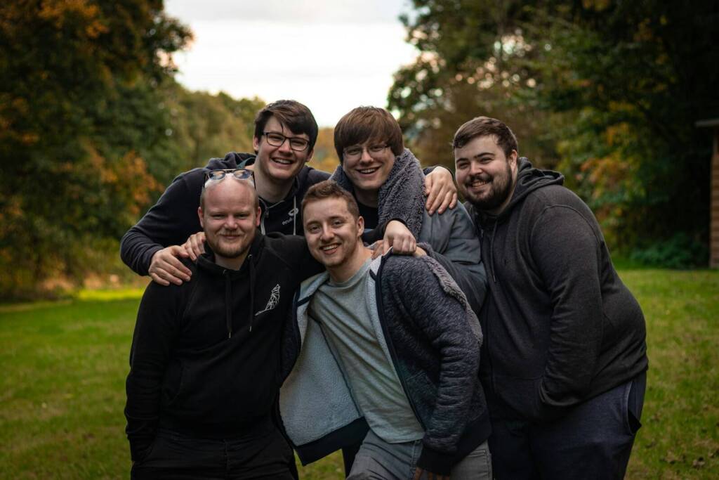 group of people posing for photo